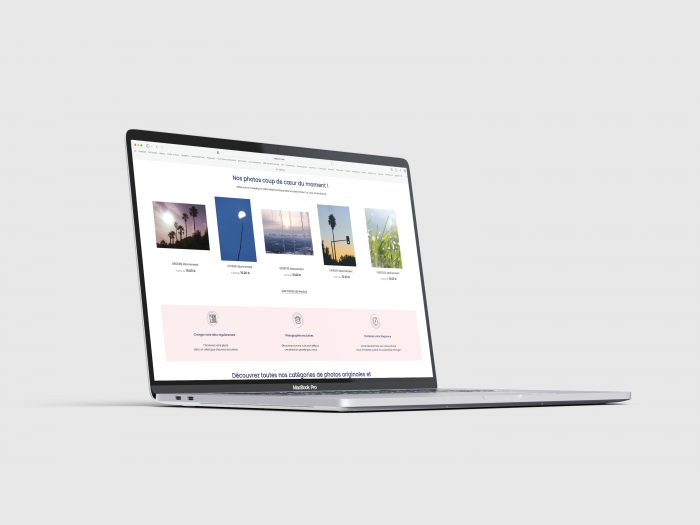 Mockups Design home page kaaluma macbook coté